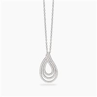 Collana Mabina Donna Goccia dopo Goccia in Argento Zircone 553883